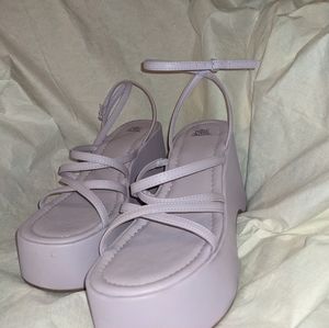 Platform Sandals Lavender Y2K